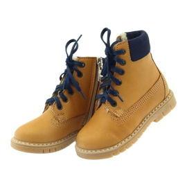 Botas de madera BARTUŚ Camel amarillo azul marino 4 Botas de madera BARTUŚ Camel amarillo azul marino 4