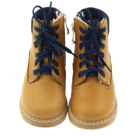 Botas de madera BARTUŚ Camel amarillo azul marino 3 Botas de madera BARTUŚ Camel amarillo azul marino 3