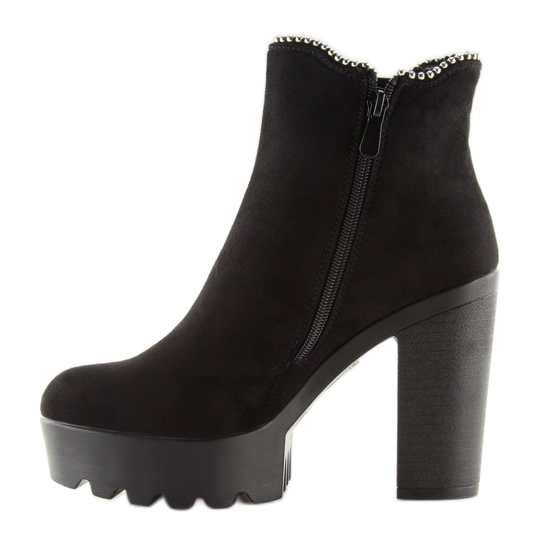 Botas plataforma negras 123-30 Black negro 1