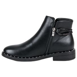 Filippo Botas planas de mujer negro 1 Filippo Botas planas de mujer negro 1