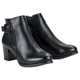 J. Star Botas de mujer elegantes negro 3