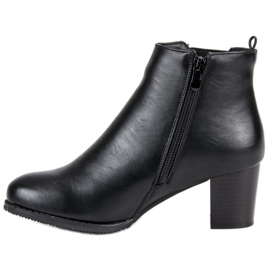 J. Star Botas de Jodhpur con tacones altos negro 1