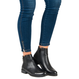 J. Star Botas Chelsea clásicas negro 4