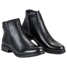 J. Star Botas Chelsea clásicas negro 3
