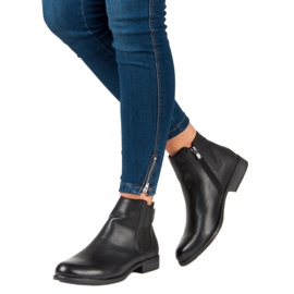 J. Star Botas Chelsea clásicas negro 5