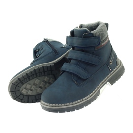 American Club Botines velcro botas 708121 gris azul marino 4 American Club Botines velcro botas 708121 gris azul marino 4