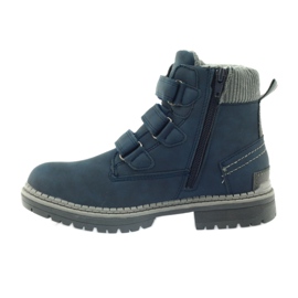 American Club Botines velcro botas 708121 gris azul marino 2 American Club Botines velcro botas 708121 gris azul marino 2