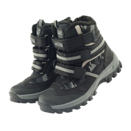 American Club Botas americanas botines botas de invierno 87433 negro blanco gris 3