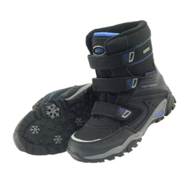 American Club Bota softshell negra con membrana 1809 negro azul 4 American Club Bota softshell negra con membrana 1809 negro azul 4