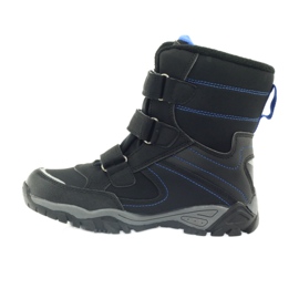 American Club Bota softshell negra con membrana 1809 negro azul 2 American Club Bota softshell negra con membrana 1809 negro azul 2