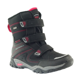 American Club Botas americanas botas de invierno con membrana de 1809. negro rojo 1 American Club Botas americanas botas de invierno con membrana de 1809. negro rojo 1