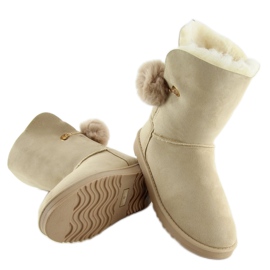 Emusy con pompón beige SP04P beige 4
