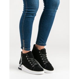 Zapatillas cálidas negro 1