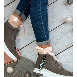 Zapatillas cálidas gris 3