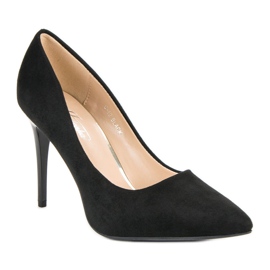 Tacones de ante negro 3