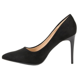 Tacones de ante negro 4