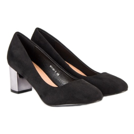 Bombas elegantes negro 6