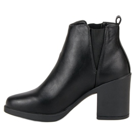 Tacones altos cómodos negro 3