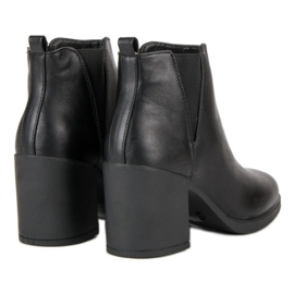 Tacones altos cómodos negro 4