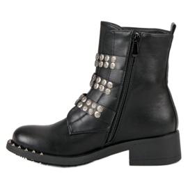 Sixth Sense Bota motociclista negra negro 2