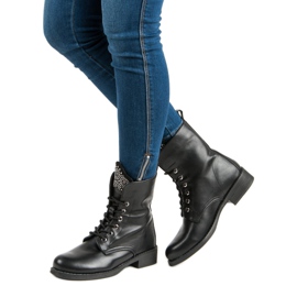 Sixth Sense Botas de gamuza worker negro 1