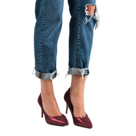 Nio Nio Tacones altos elegantes rojo 7