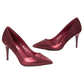 Nio Nio Tacones altos elegantes rojo 4
