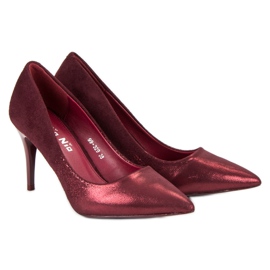 Nio Nio Tacones altos elegantes rojo 3