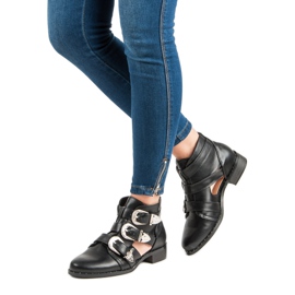 Botas de mujer con estilo negro 1