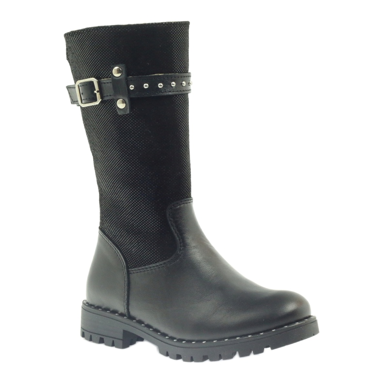 Botas negras sobre piel Ren But 3309 negro 1