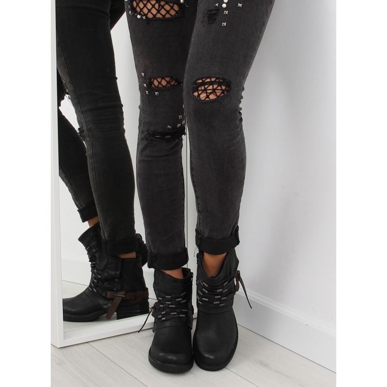 Botas de trabajo negras para mujer FM567 Negro 2