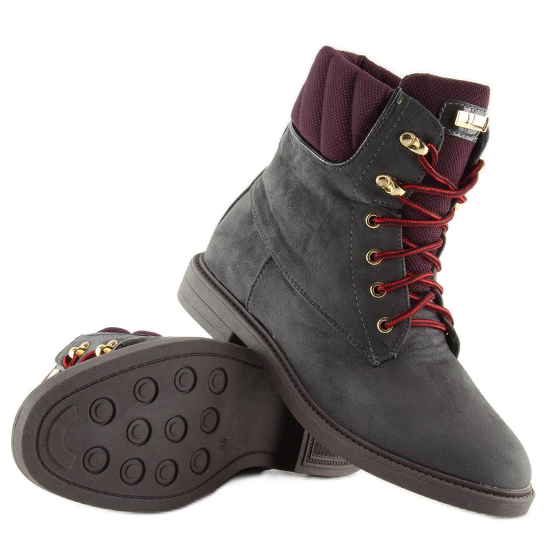 Botas con cordones Timberki gris AF36 Gris 1