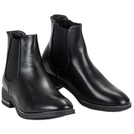 Seastar Botines chelsea negros 1