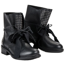 Seastar Botas obreras de moda negro 1