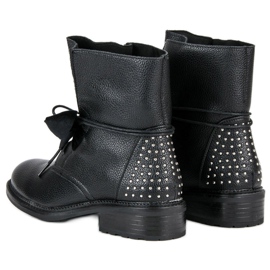 Seastar Botas obreras de moda negro 2