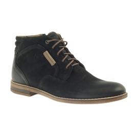 Riko boots Jodhpur boots zapatos de hombre con cremallera negro 1