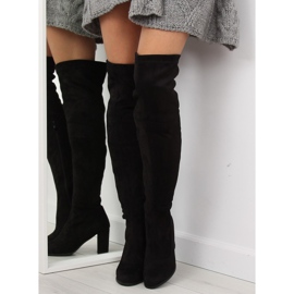 Botas negras de tacón PE187P negro 2