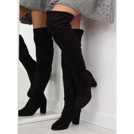 Botas negras de tacón PE187P negro 3