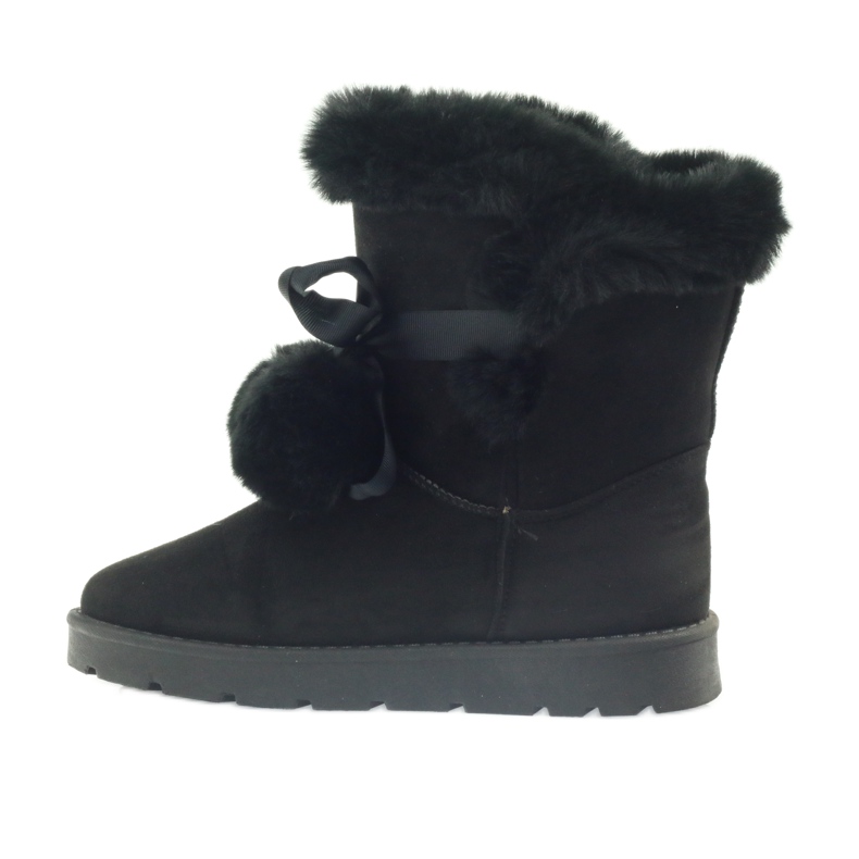 Emusy Mukluki negro con pompón 2