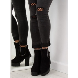 Botas plataforma negras 123-30 Black negro 7