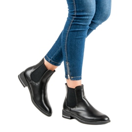 Seastar Botines chelsea negros 4