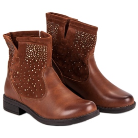 Mannika Botas marrones sin cordones marrón 2