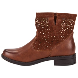 Mannika Botas marrones sin cordones marrón 1