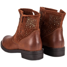 Mannika Botas marrones sin cordones marrón 3