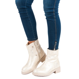 SDS Botas de mujer de moda marrón 1