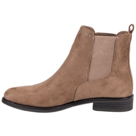 Groto Gogo Botines Chelsea casuales marrón 1