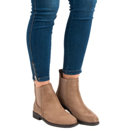 Groto Gogo Botines Chelsea casuales marrón 4