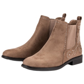Groto Gogo Botines Chelsea casuales marrón 3