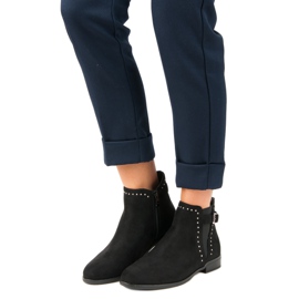 Super Me Botas bajas de otoño negro 2