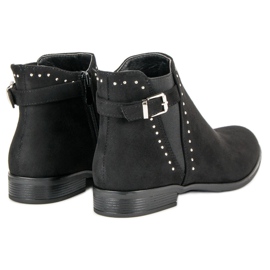Super Me Botas bajas de otoño negro 5